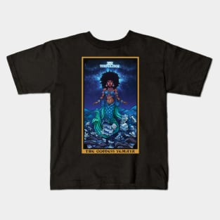 The Goddess Yemaya Temperance Tarot Card Kids T-Shirt